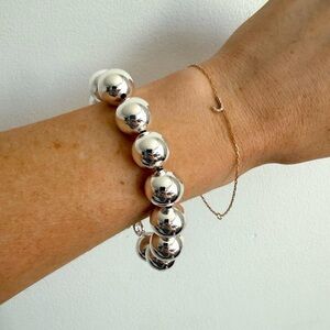 Sterling Silver 925 Ball Bracelet